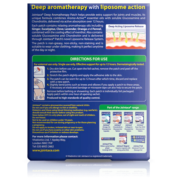 Vitabiotics Jointace Patch - 8 Packs