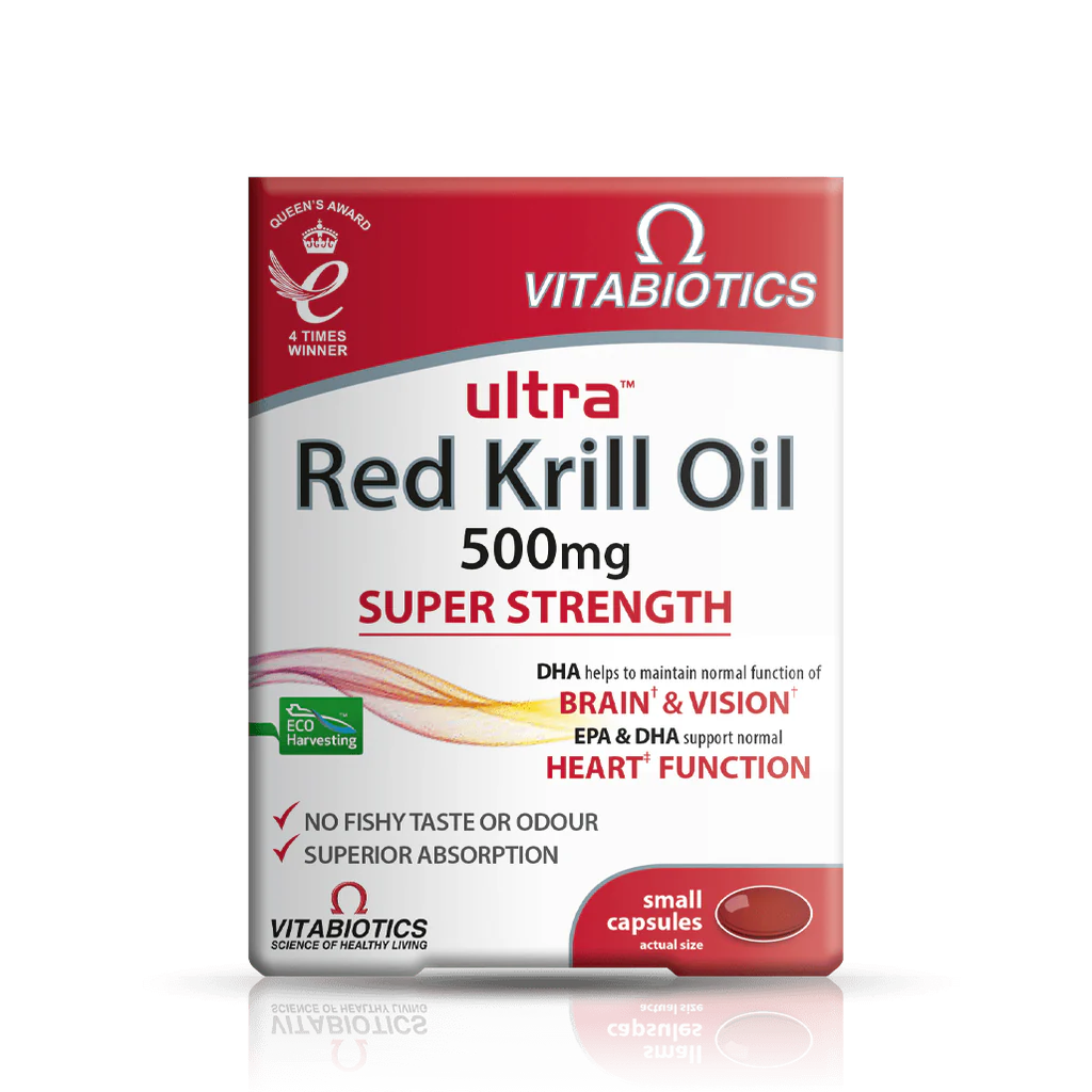 Huile de krill Vitabiotics Ultra - 30 capsules