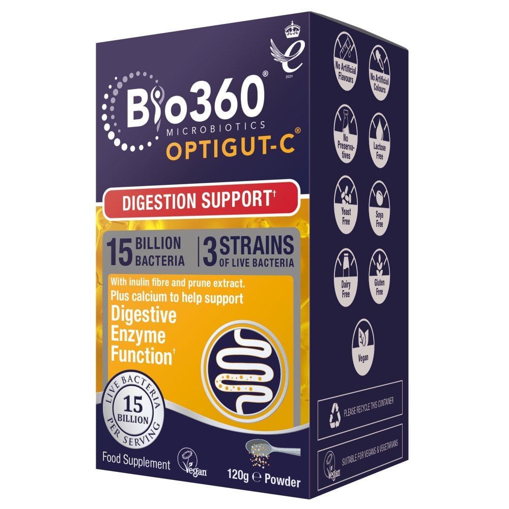 Natures Aid Bio360 OptiGUT-C (15 milliards de bactéries)