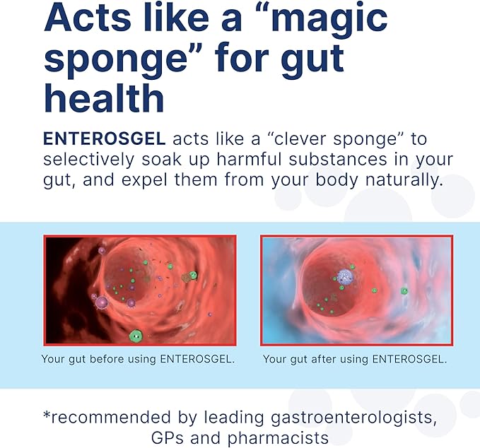 Gel Enterosgel pour le soulagement du syndrome du côlon irritable (SCI) en tube de 225 g