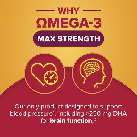 Seven Seas Omega-3 Fish Oil Max Strength + Vitamin D - 30 Capsules