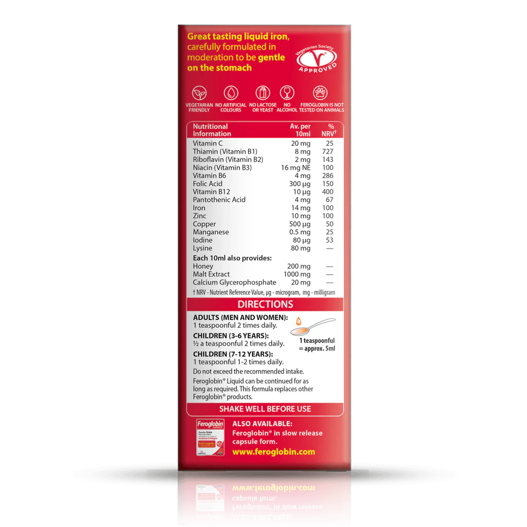 Vitabiotics Feroglobin Liquid 200ml / 500ml