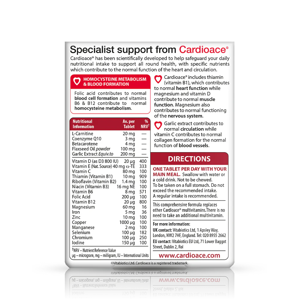 Vitabiotics Cardioace Original - 30 tablets