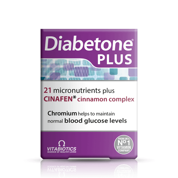 Vitabiotics Diabetone Plus Omega - 20 capsules