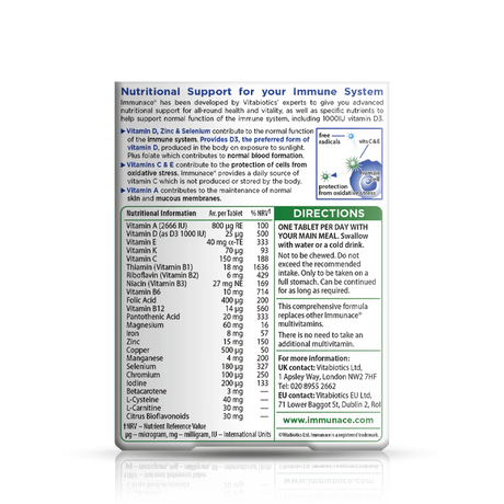 Vitabiotics Immunace Original - 30 Tablets