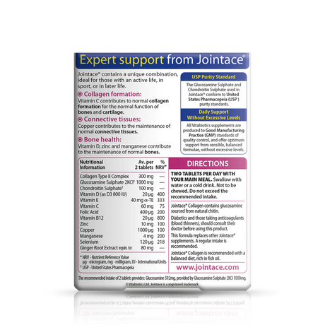 Vitabiotics Jointace Collagen - 30 Tablets