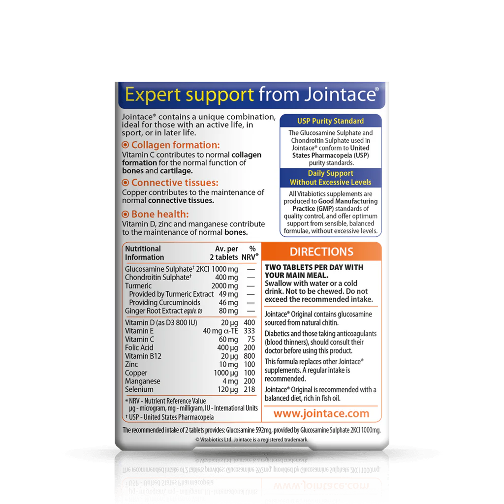 Vitabiotics Jointace Original Glucosamine Tablets with Chondroitin - 90 tablets