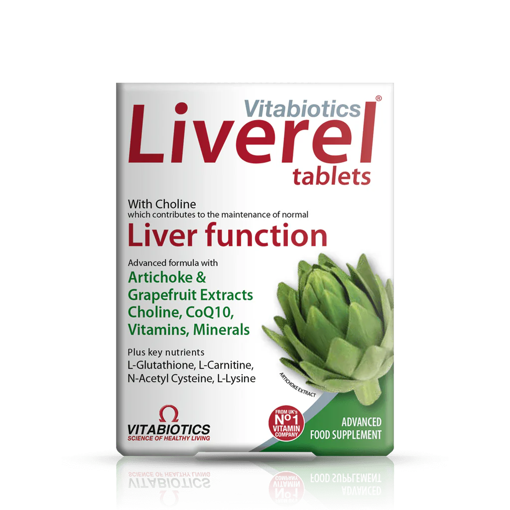 Vitabiotics Liverel Artichoke Grapefruit - 60 Tablets