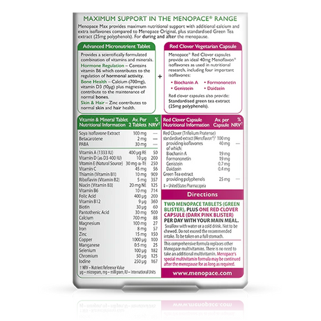 Vitabiotics Menopace Max - 84 Tablet/Capsules