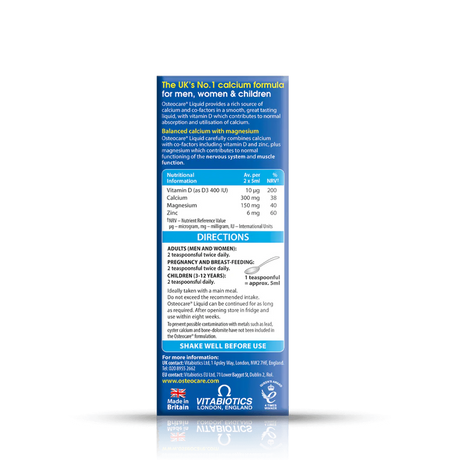 Vitabiotics Osteocare Liquid - 200 ml / 500ml