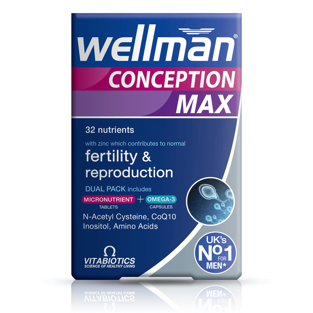 Vitabiotics Wellman Conception Max - 56 Tablets + 28 Capsules