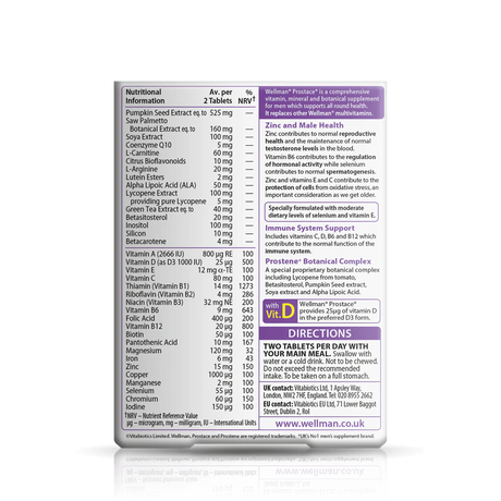 Vitabiotics Wellman Prostace - 60 Tablets