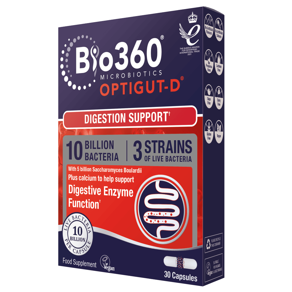Natures Aid Bio360 OptiGUT-D (10 Billion Bacteria)