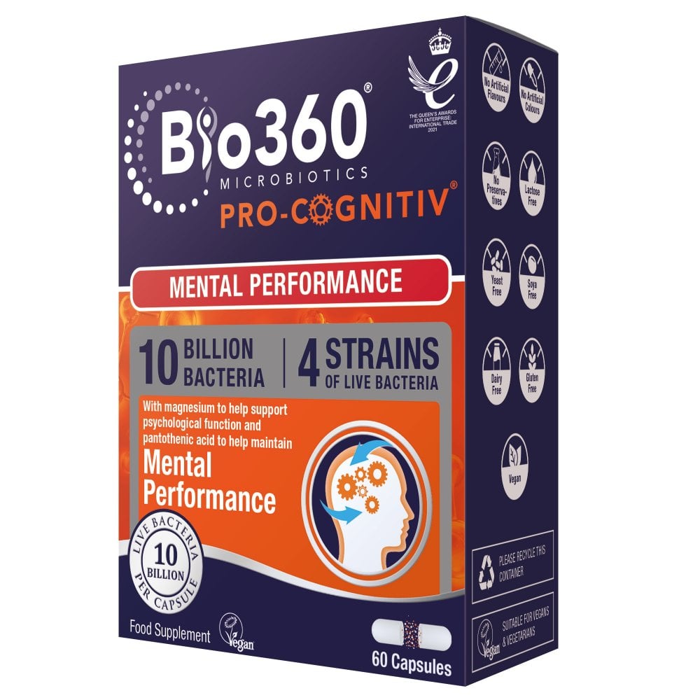 Natures Aid Bio360 Pro-Cognitiv (10 Billion Bacteria)