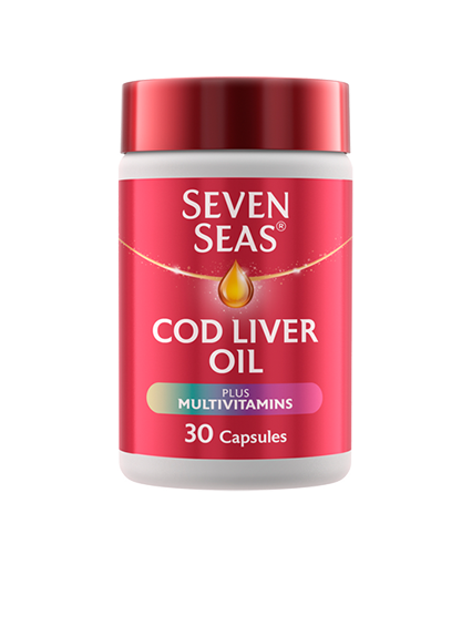 Seven Seas Cod Liver Oil Plus Multivitamins Omega-3 Fish Oil - 30 / 90 Capsules