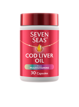Seven Seas Cod Liver Oil Plus Multivitamins Omega-3 Fish Oil - 30 / 90 Capsules