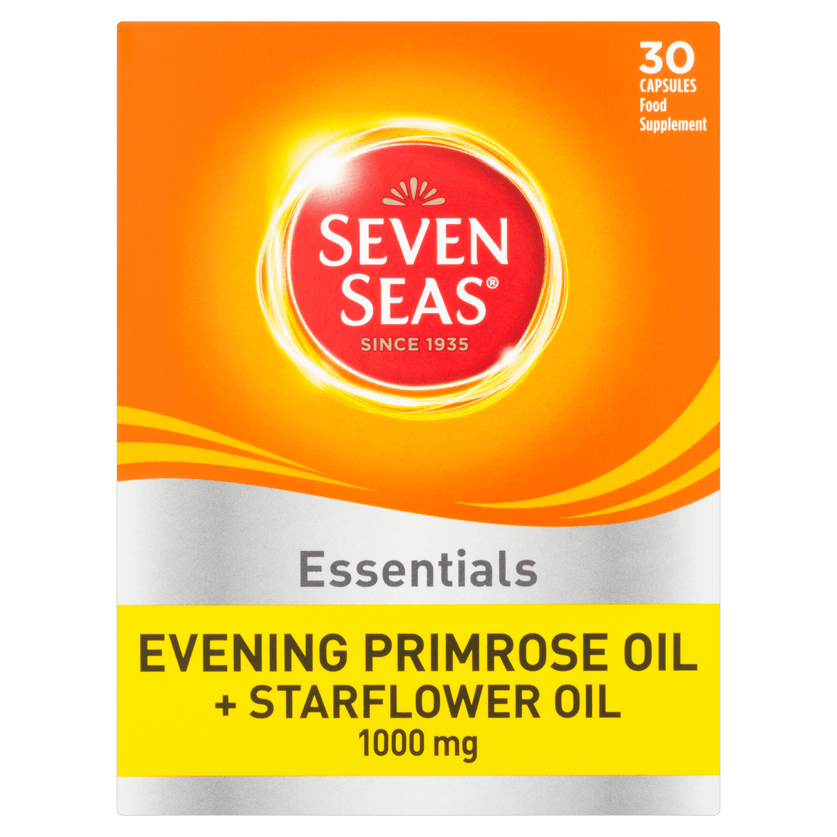Seven Seas Evening Primrose Oil + Starflower Oil 1000mg - 30 Capsules