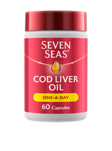 Seven Seas Cod Liver Oil Omega-3 One A Day - 60 / 120 capsules