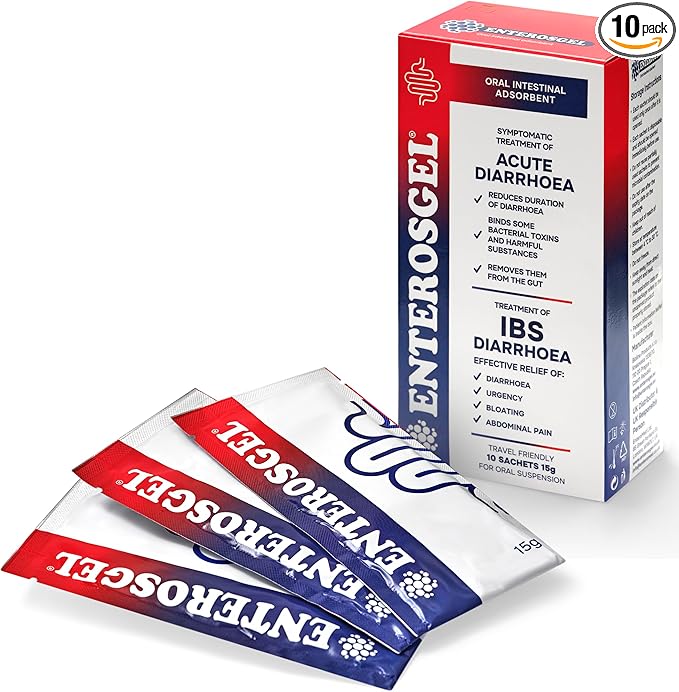 ENTEROSGEL® Travel Sachets – IBS I DIARRHOEA Relief I 150g in 10 sachets