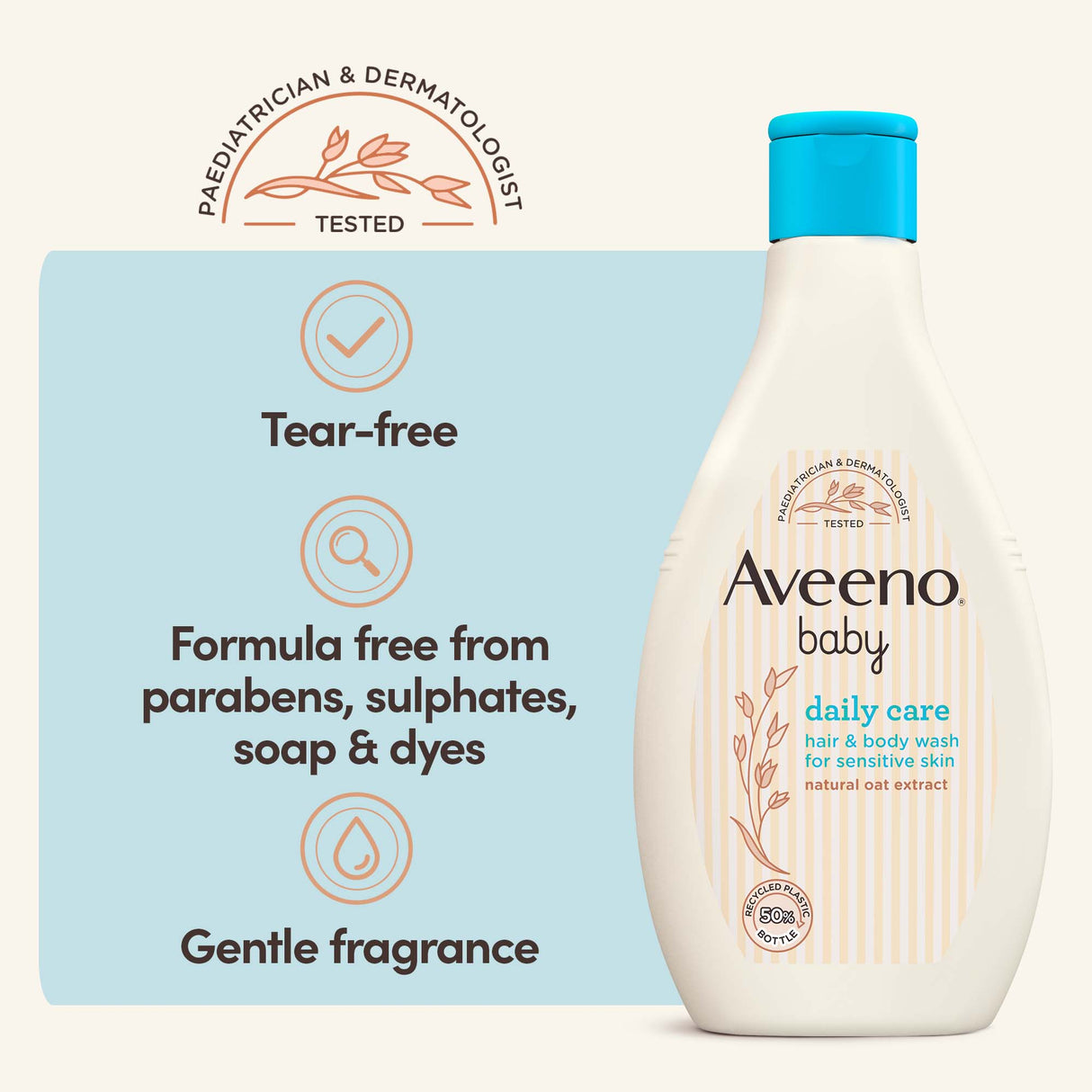 AVEENO® Baby Daily Care Hair & Body Wash - 400ml