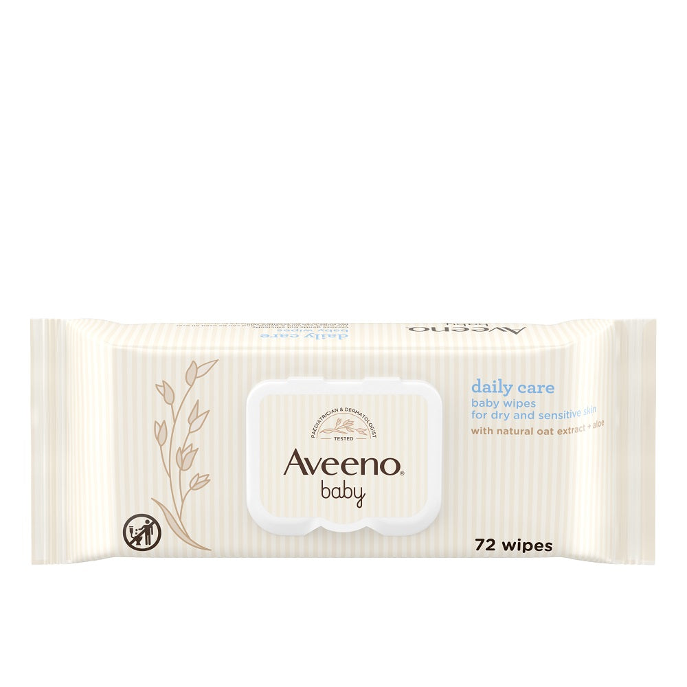 AVEENO ® Baby Daily Care Baby Wipes - 72 Wipes