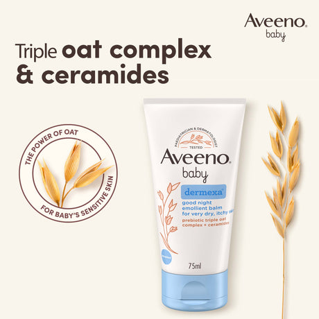 AVEENO® Baby Dermexa Good Night Emollient Balm - 75ml