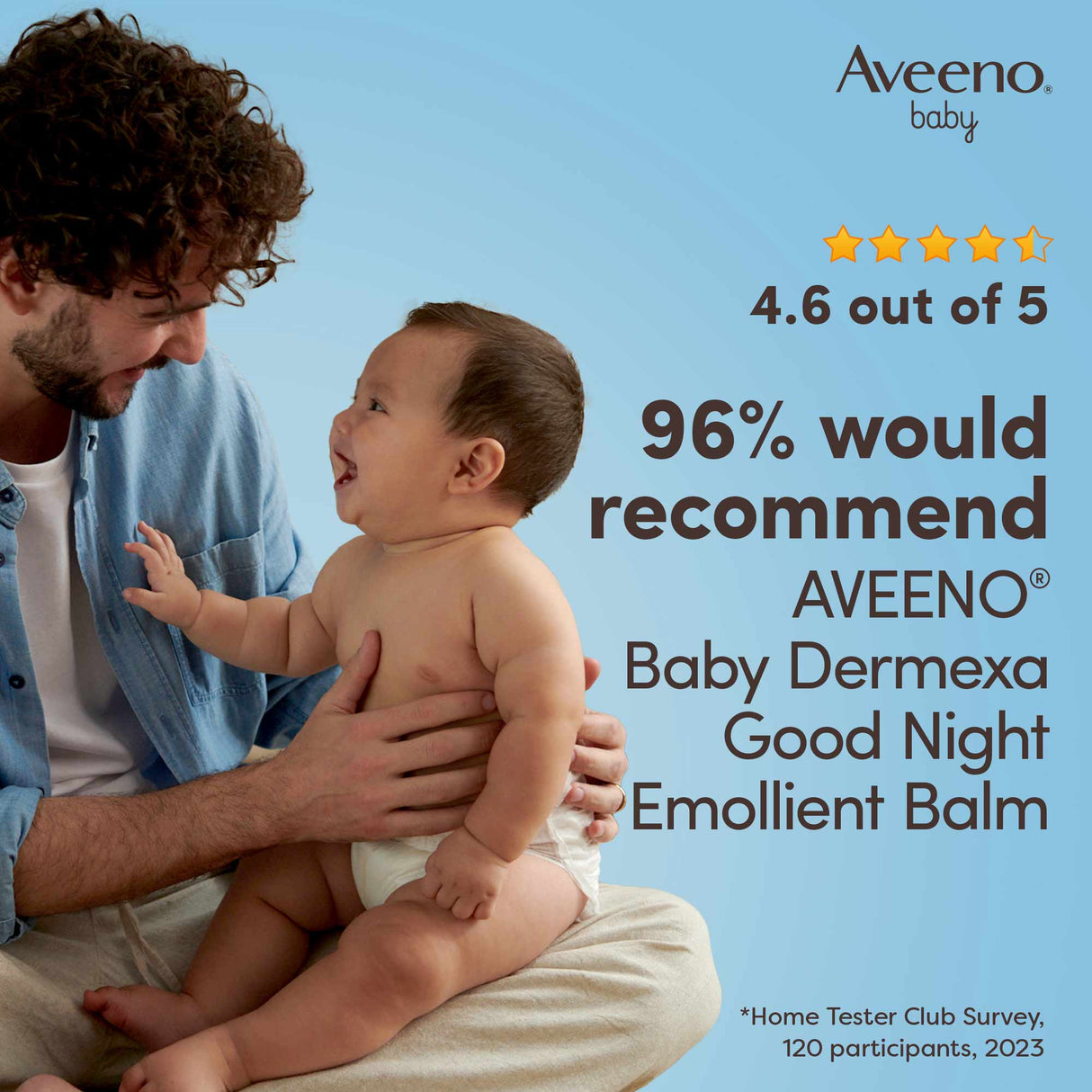 AVEENO® Baby Dermexa Good Night Emollient Balm - 75ml