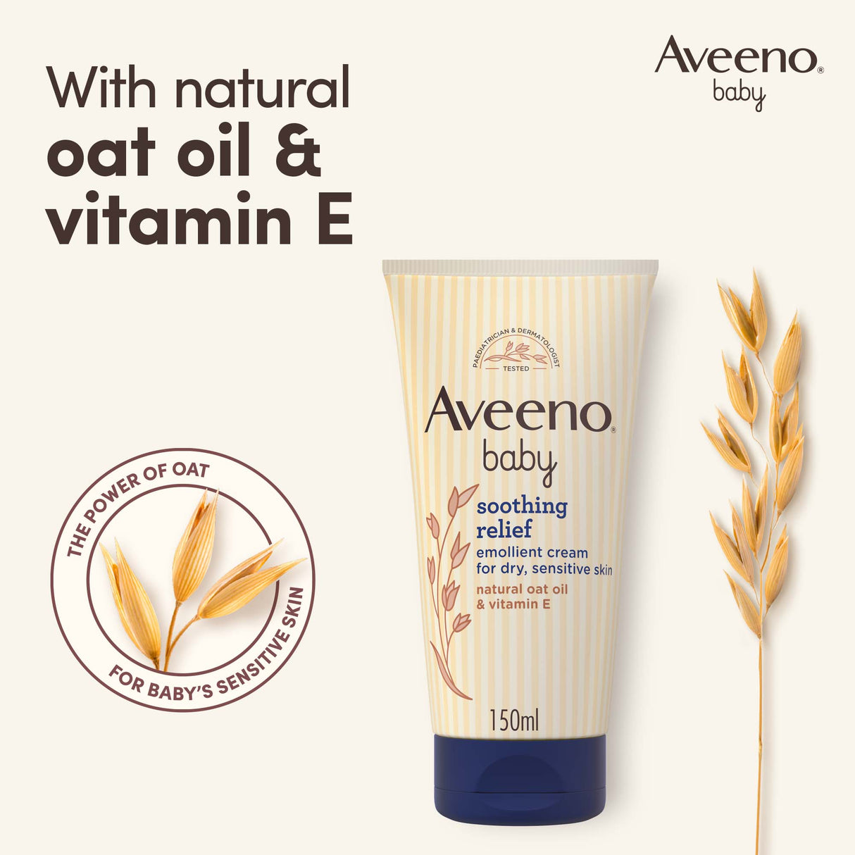 AVEENO® Baby Soothing Relief Emollient Cream - 150ml