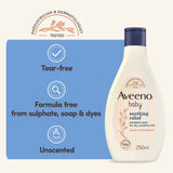 AVEENO® Baby Soothing Relief Emollient Wash - 250ml