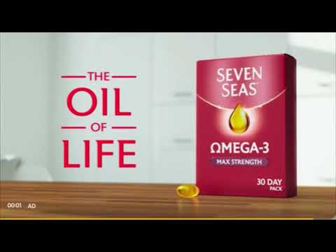 Seven Seas Omega-3 Fish Oil Max Strength + Vitamin D - 30 Capsules